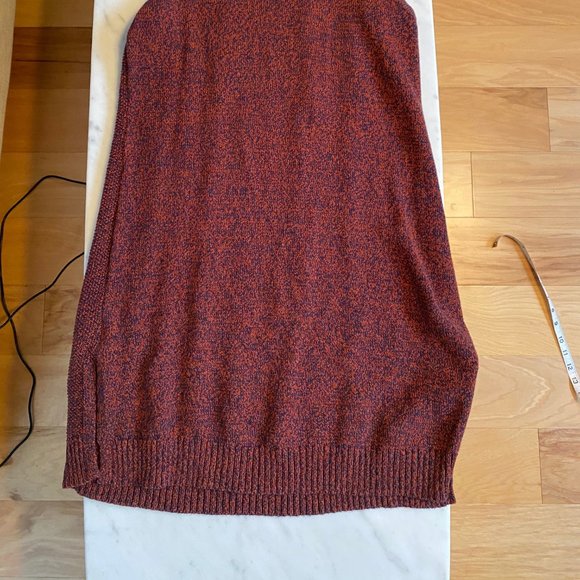 Fall red knit dress - Picture 3 of 4